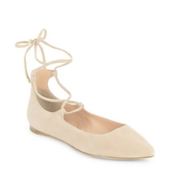 *New in Box* Lace up ballet flats - Picture 1 of 10
